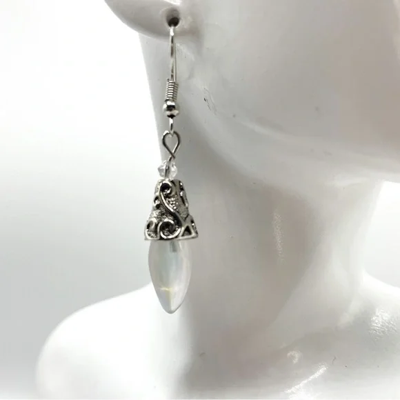 Boho festival vintage style dangle earrings - Picture 2 of 6